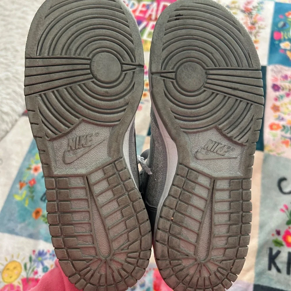 Nike Dunk High Silver - Size 7 - Picture 4 of 8